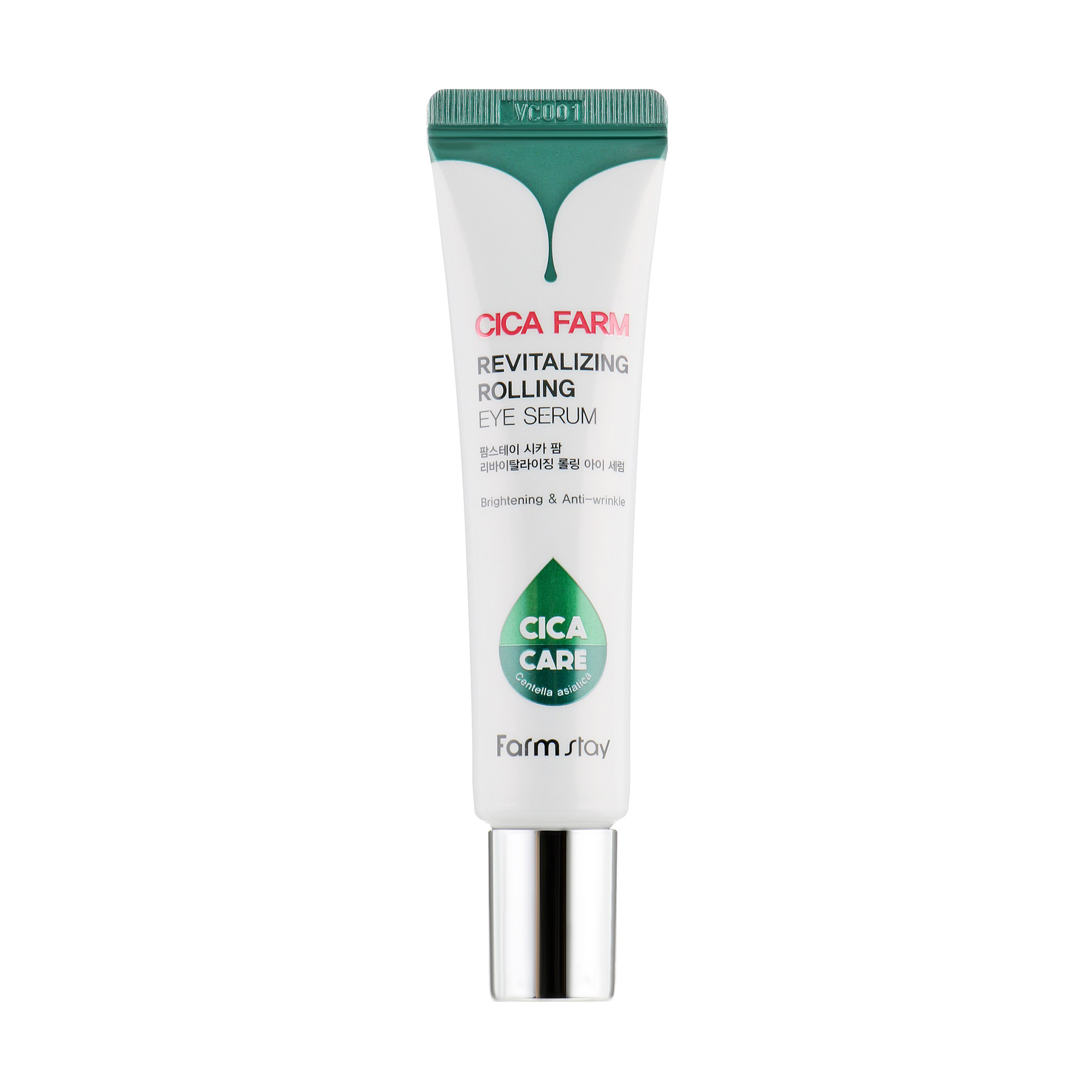 Антивікова сироватка для шкіри навколо очей FarmStay Cica Farm Revitalizing Rolling Eye Serum відновлювальна, 25 мл